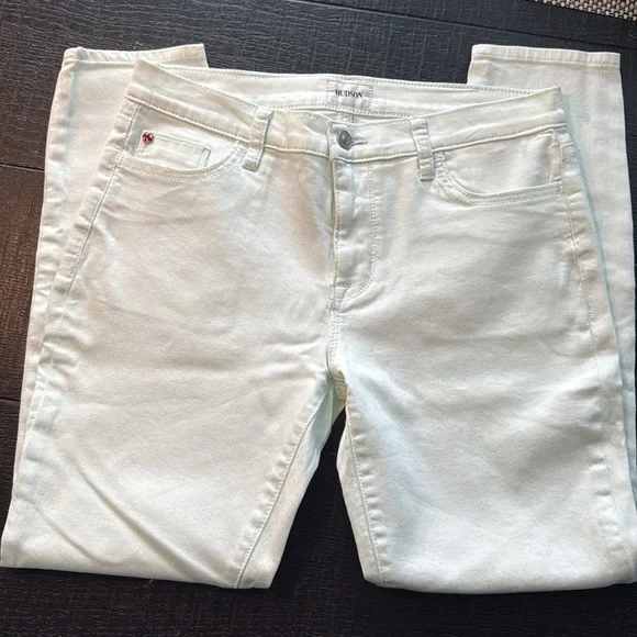 HUDSON Women’s Natalie Midrise Skinny Ankle Mint Green Jeans Size 29 (6-8)